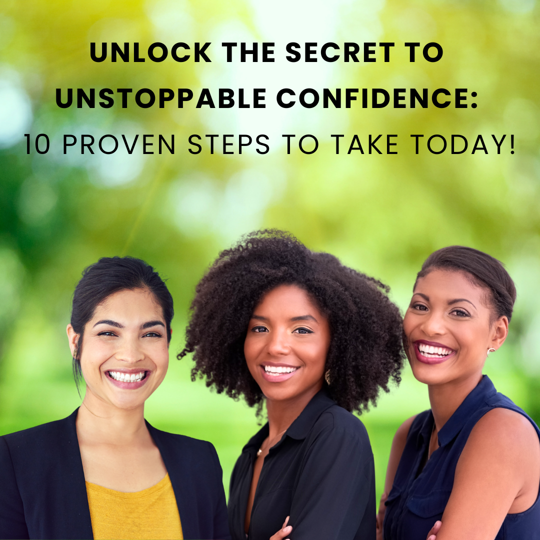 Women gain personal achievement after gaining confidence through goal-setting and positive mindset.