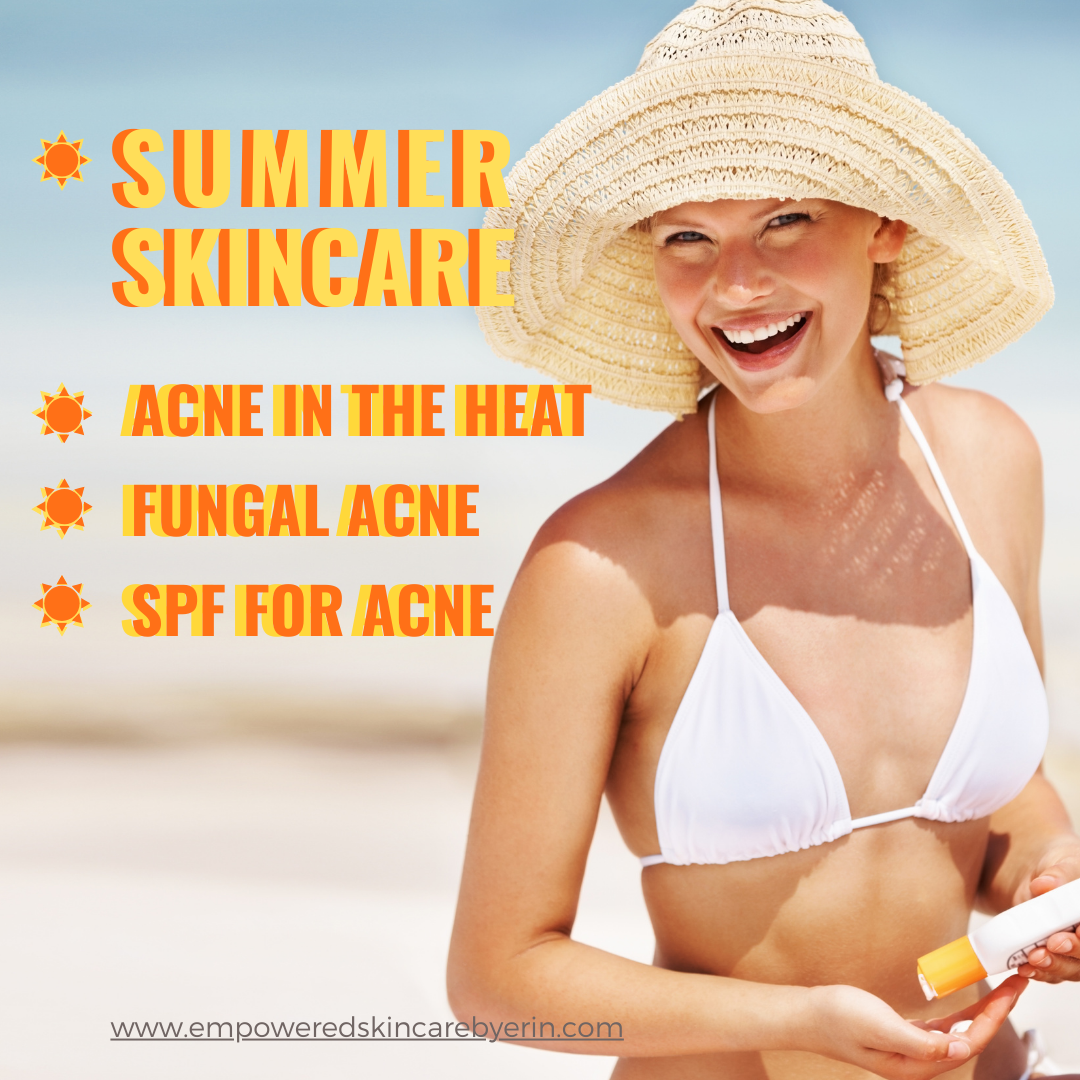 Applying SPF sunscreen to protect skin from harmful UV rays during the summer.