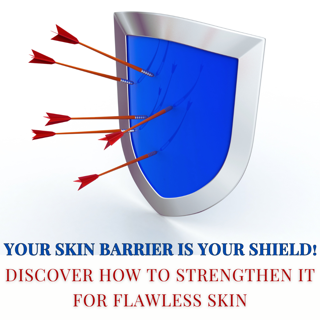 Infographic showing how the skin barrier works and tips for strengthening it.